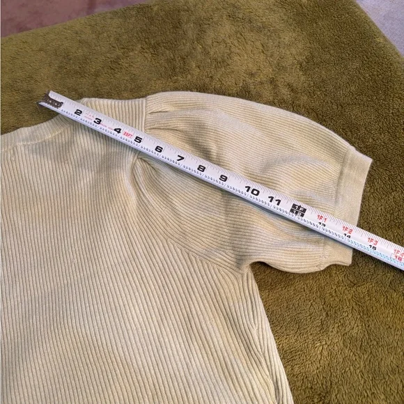 Ardene Ribbed Knit Shrug in light Sage Green - Picture 10 of 12